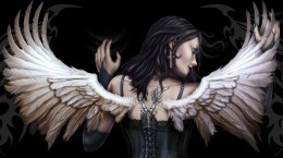 Gothic angel (39 wallpapers)