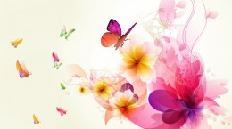 Abstract floral wallpaper (42 wallpapers)