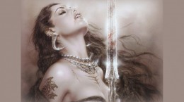 Graphics, painting. Luis Royo Vamps (50 wallpapers)