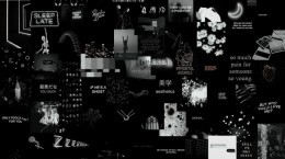 Чорні естетичні шпалери для ноутбуків Tumblr (31 шпалер)