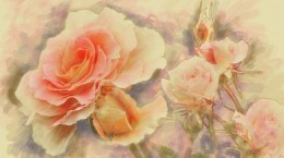 Floral watercolor by Alberto Guillen (100 wallpapers)