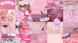 Розовые эстетические обои для ноутбуков Tumblr (58 обоев)