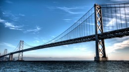 Bridge between San Francisco and Oakland. Bay Bridge (42 wallpapers)