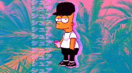 Bart Simpson. Aesthetic wallpaper (9 wallpapers)