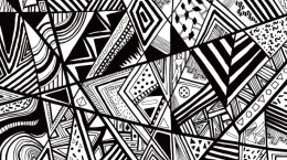 Black and white abstract wallpaper (48 wallpapers)